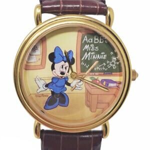 Disney Minnie Teacher Collectible Artist Watch RARE